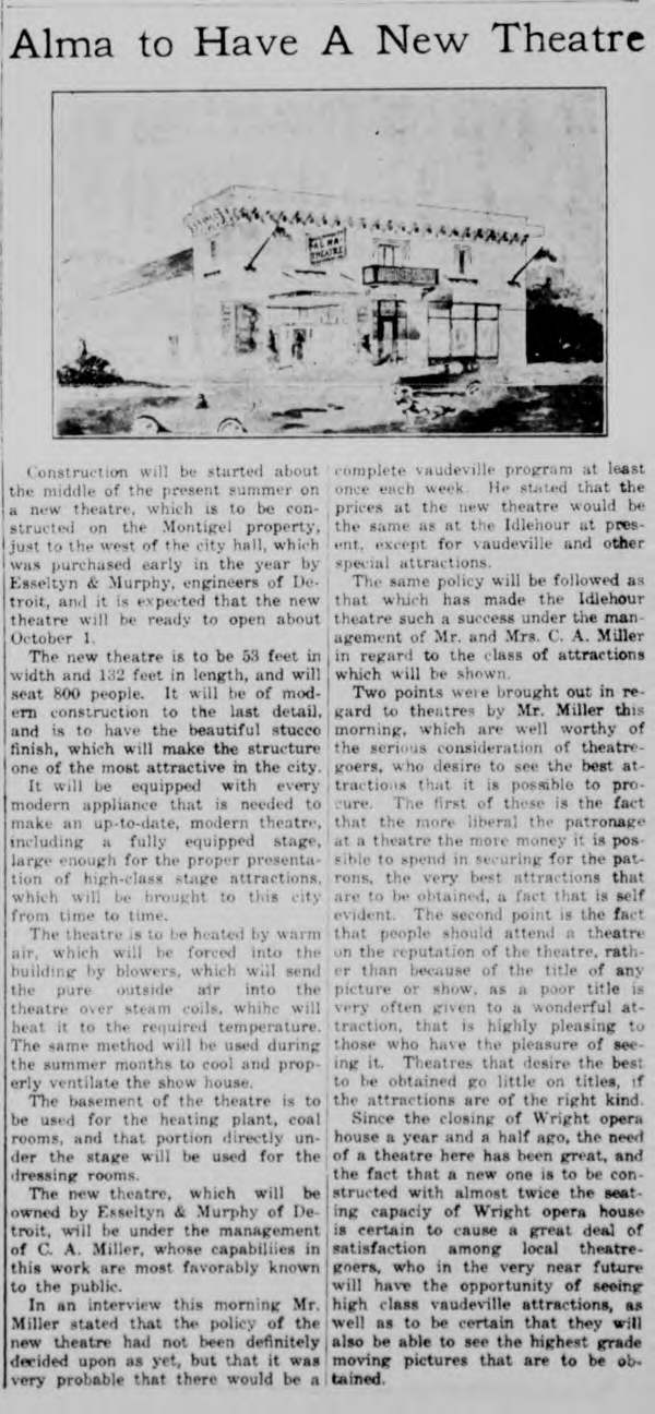 Strand Theatre - May 8 1919 Opening (newer photo)